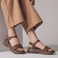Sporty Platform Sandals brown