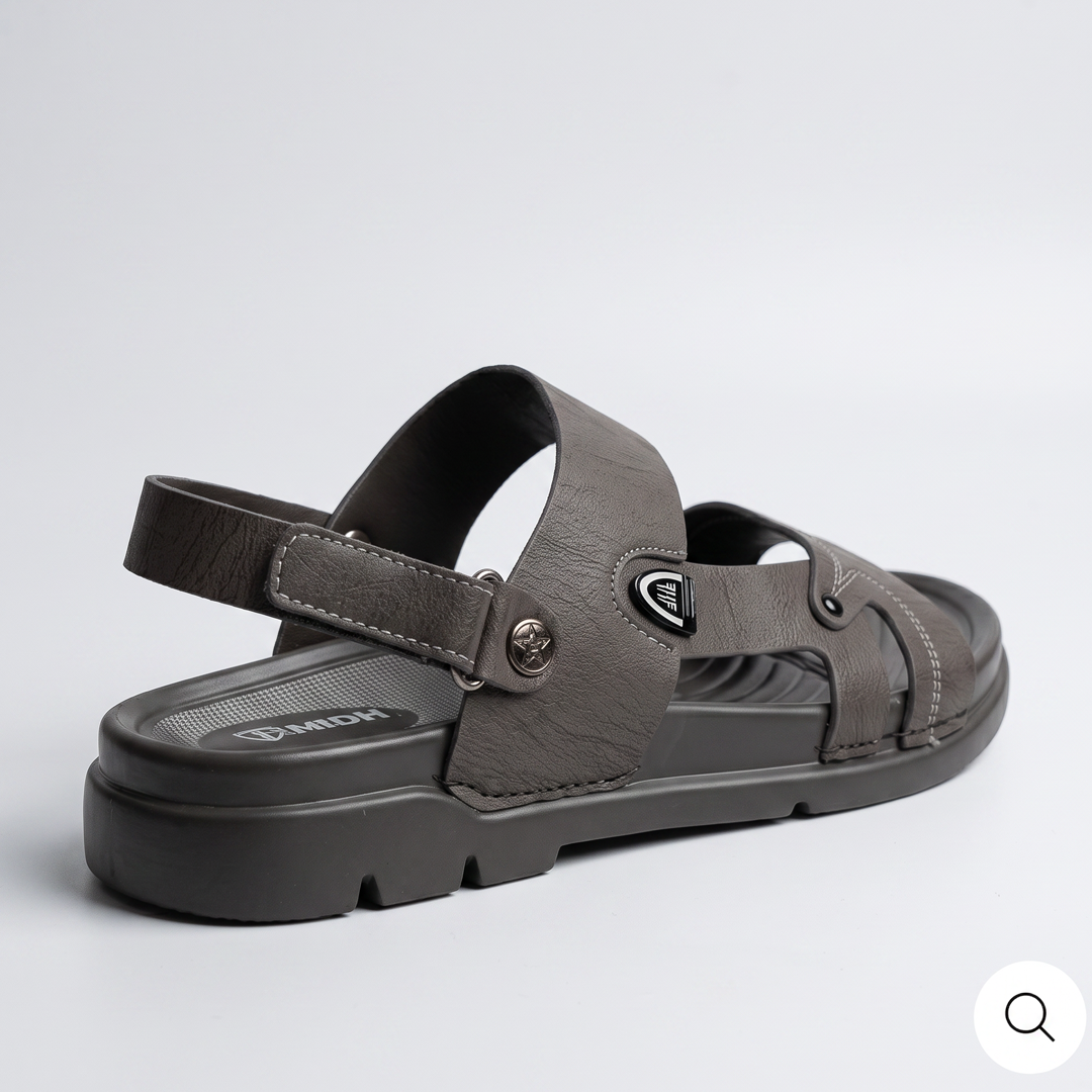 Men's Two Strap Sandals Grey