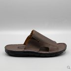 Classic Leather brown Slide Sandals