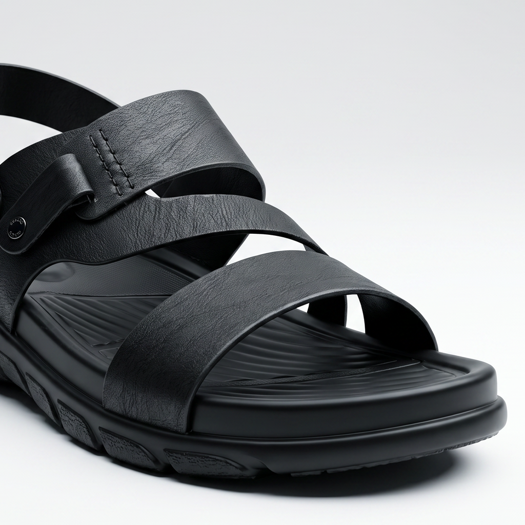 Men's Open Toe Sandals Black