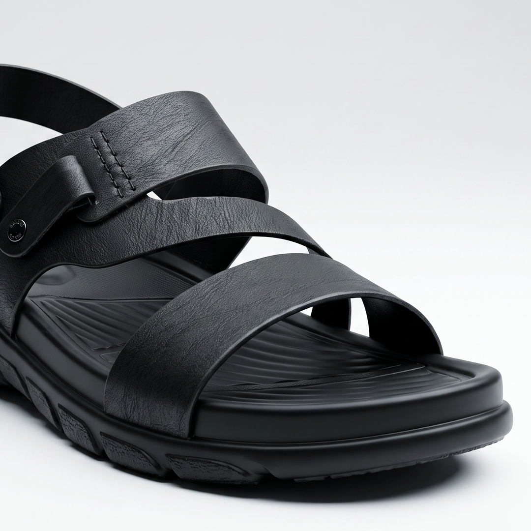 Men's Open Toe Sandals Black