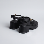 Chunky Platform Sandals black