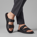 Buckle Slide Sandals black
