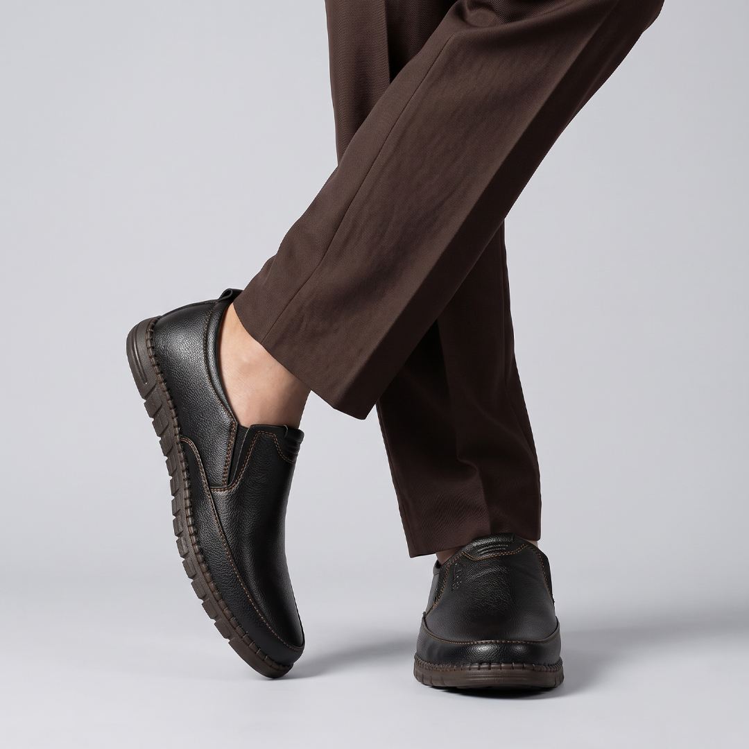 Men's Leather Loafers Dark Brown