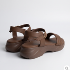 Sporty Platform Sandals brown