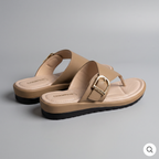 Wedge Thong Sandals khaki