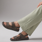 Men's Two Strap Sandals Brown
