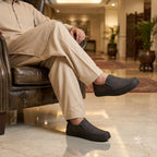 1-4975-N  Men's Casual Suede/Velvet Cut Shoes