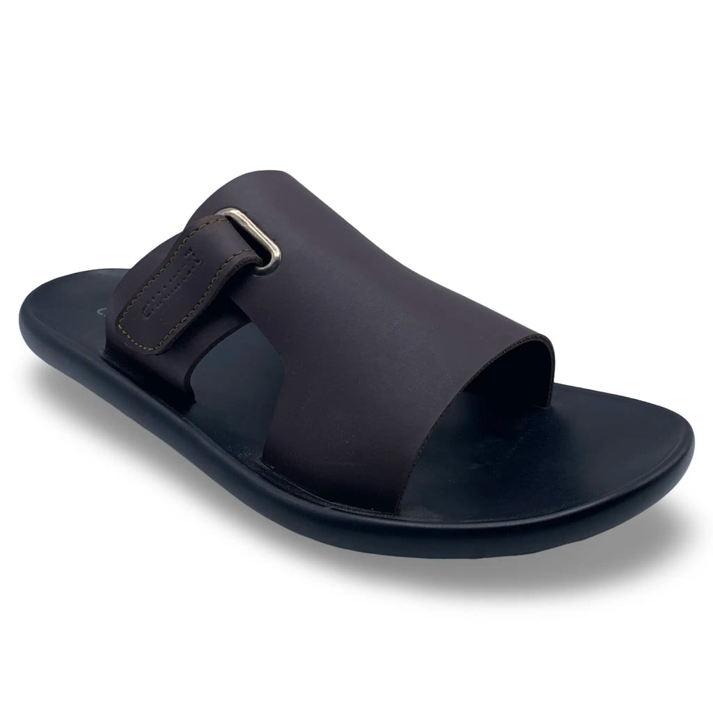 073  Men's Cross-Strap Casual Slippers