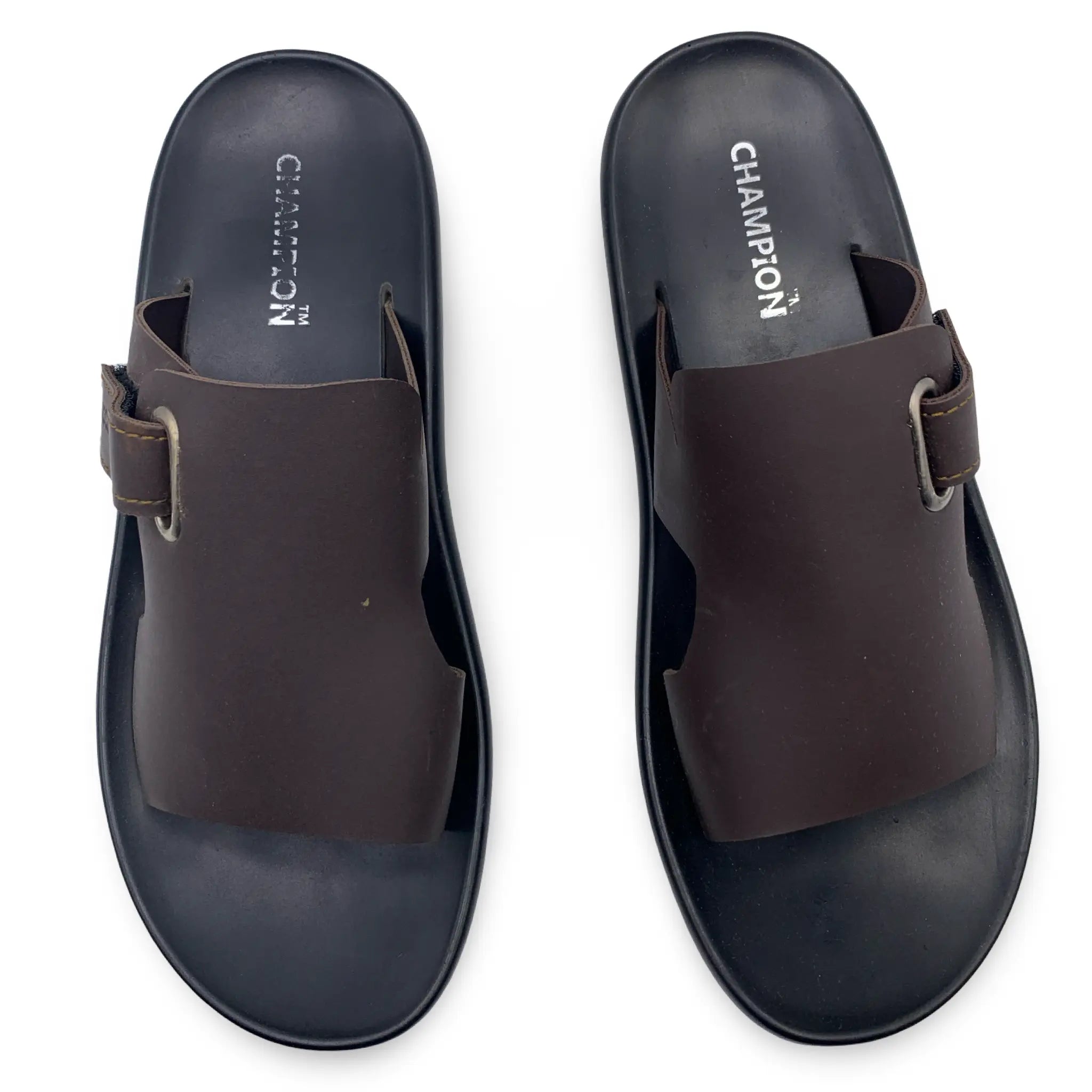 073  Men's Cross-Strap Casual Slippers