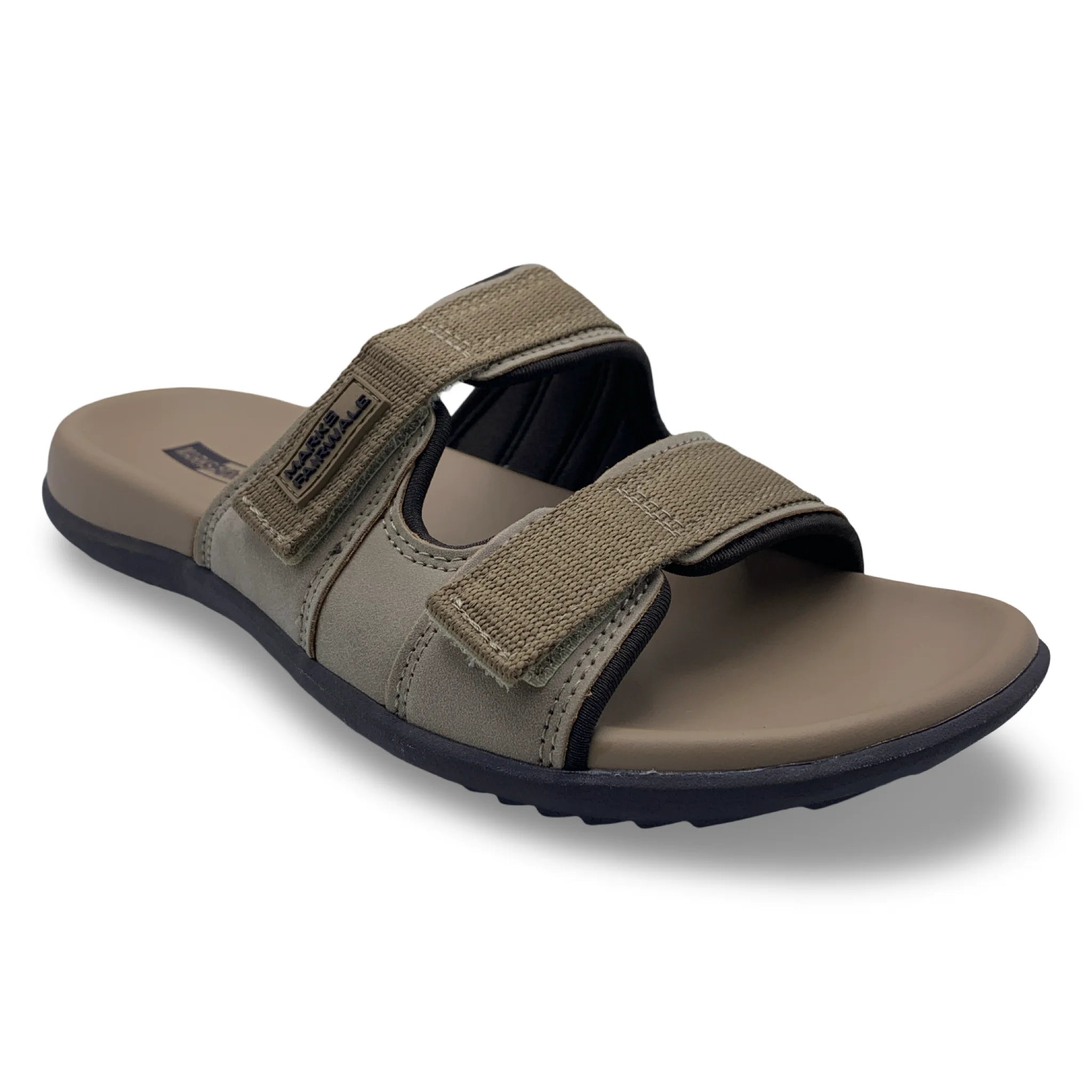 0457  Men's Cross-Strap Casual Slippers