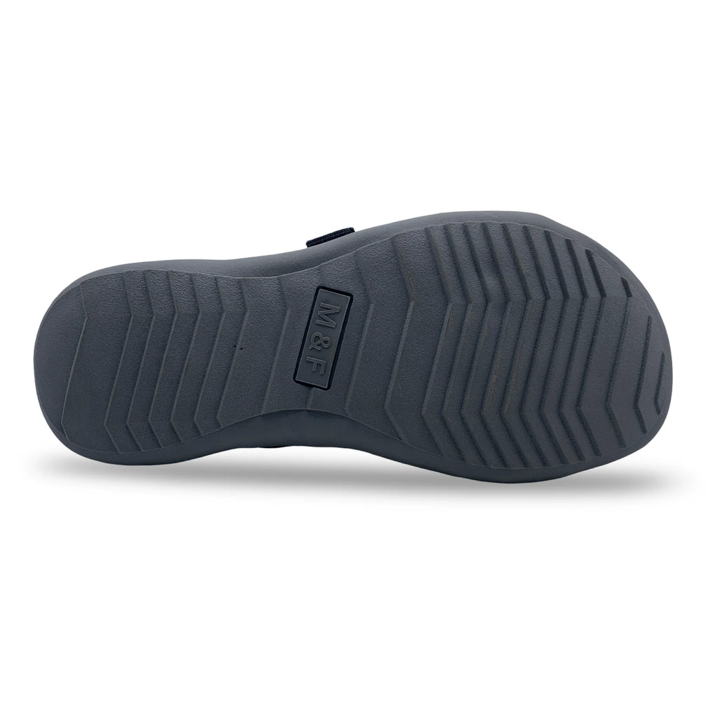 0457  Men's Cross-Strap Casual Slippers