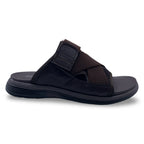 0228  Men's Cross-Strap Casual Slippers
