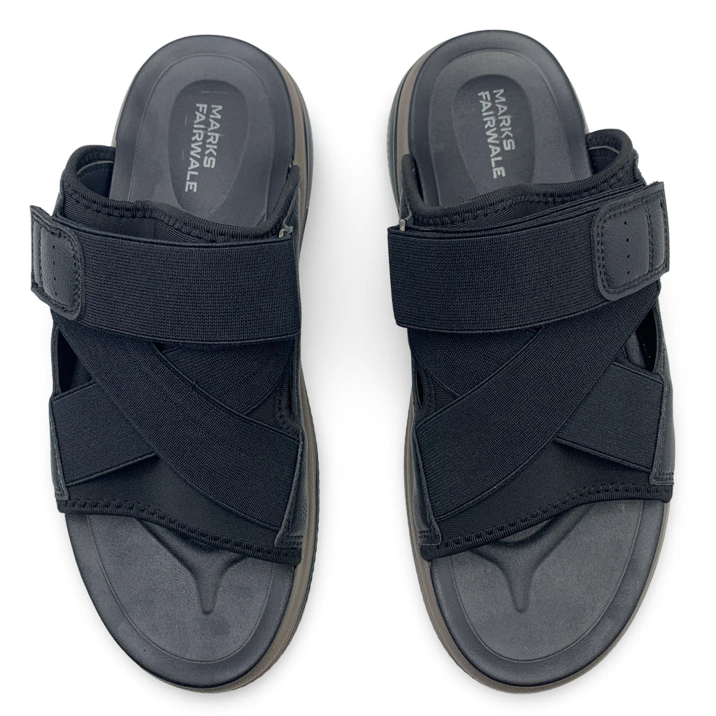 0228  Men's Cross-Strap Casual Slippers