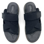 0228  Men's Cross-Strap Casual Slippers