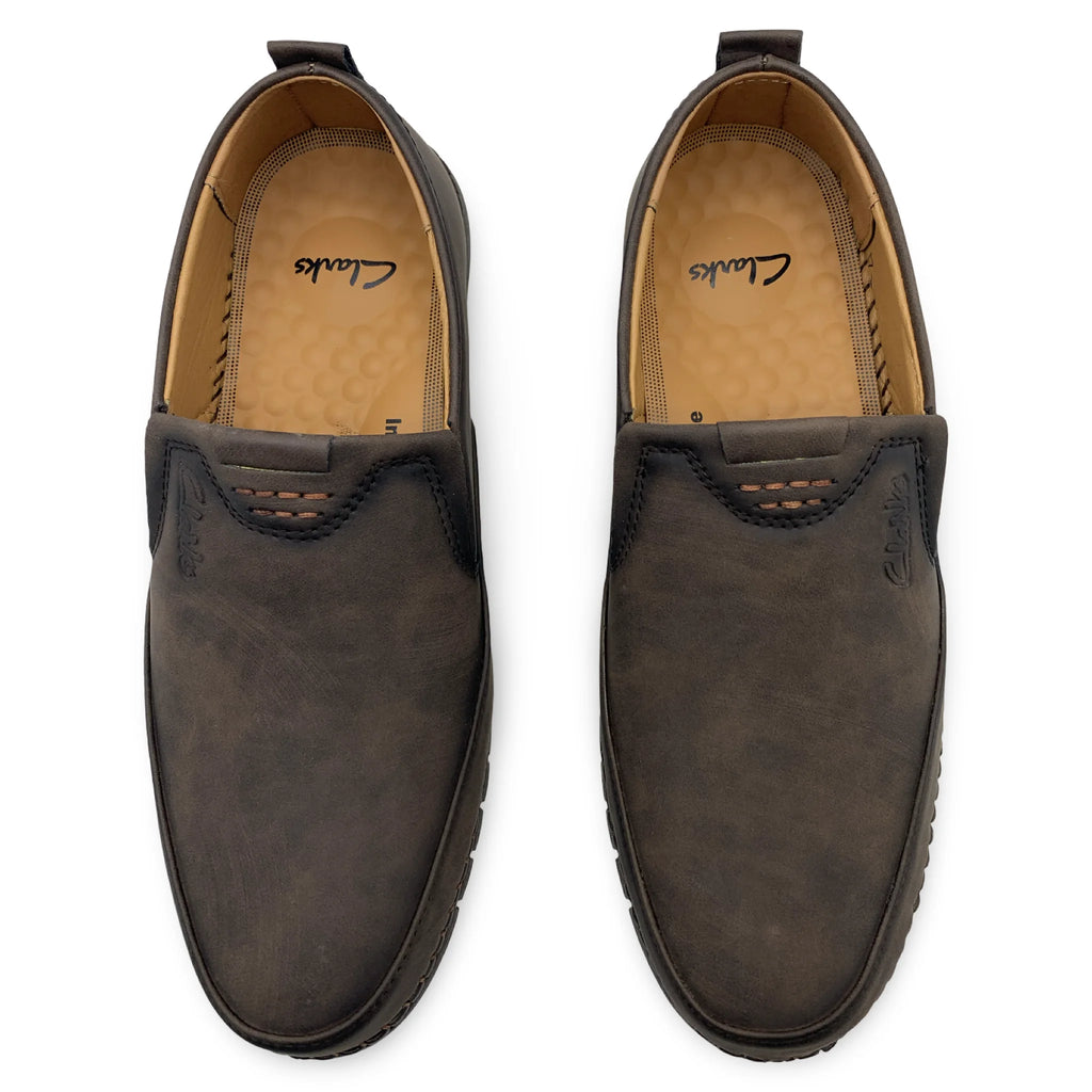 1-4975-N  Men's Casual Suede/Velvet Cut Shoes
