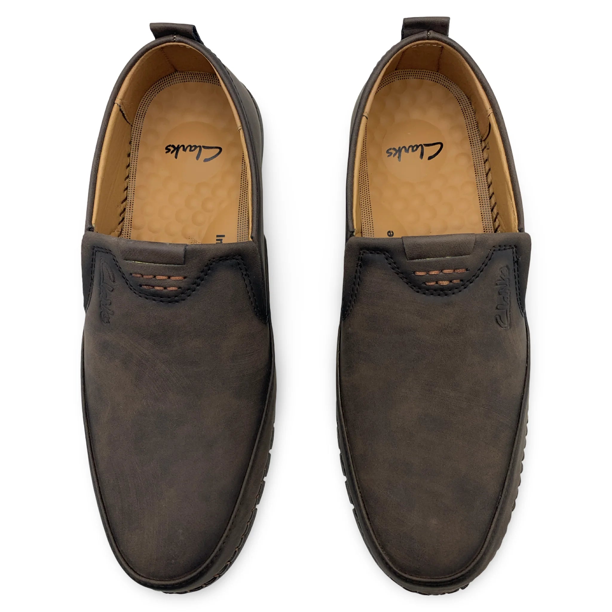 1-4975-N  Men's Casual Suede/Velvet Cut Shoes