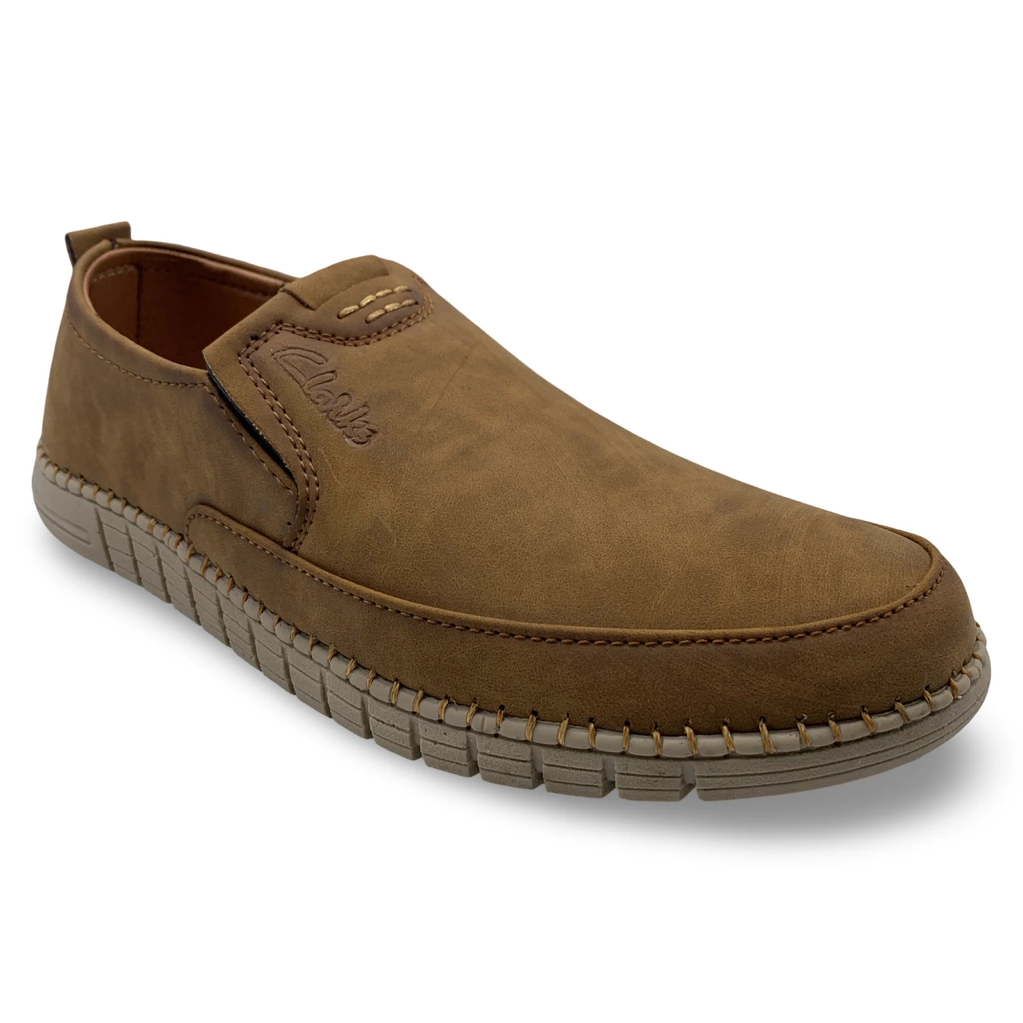 1-4975-N  Men's Casual Suede/Velvet Cut Shoes