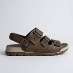 2-1449 Triple Strap Sport Sandals - Olive Brown