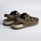 2-1449 Triple Strap Sport Sandals - Olive Brown