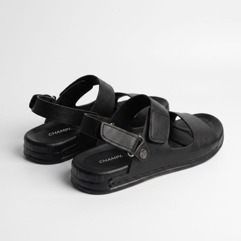2-1455 Classic Strap Sandal Black