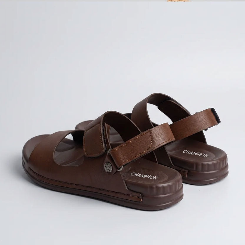 2-1455 Classic Strap Sandal Brown
