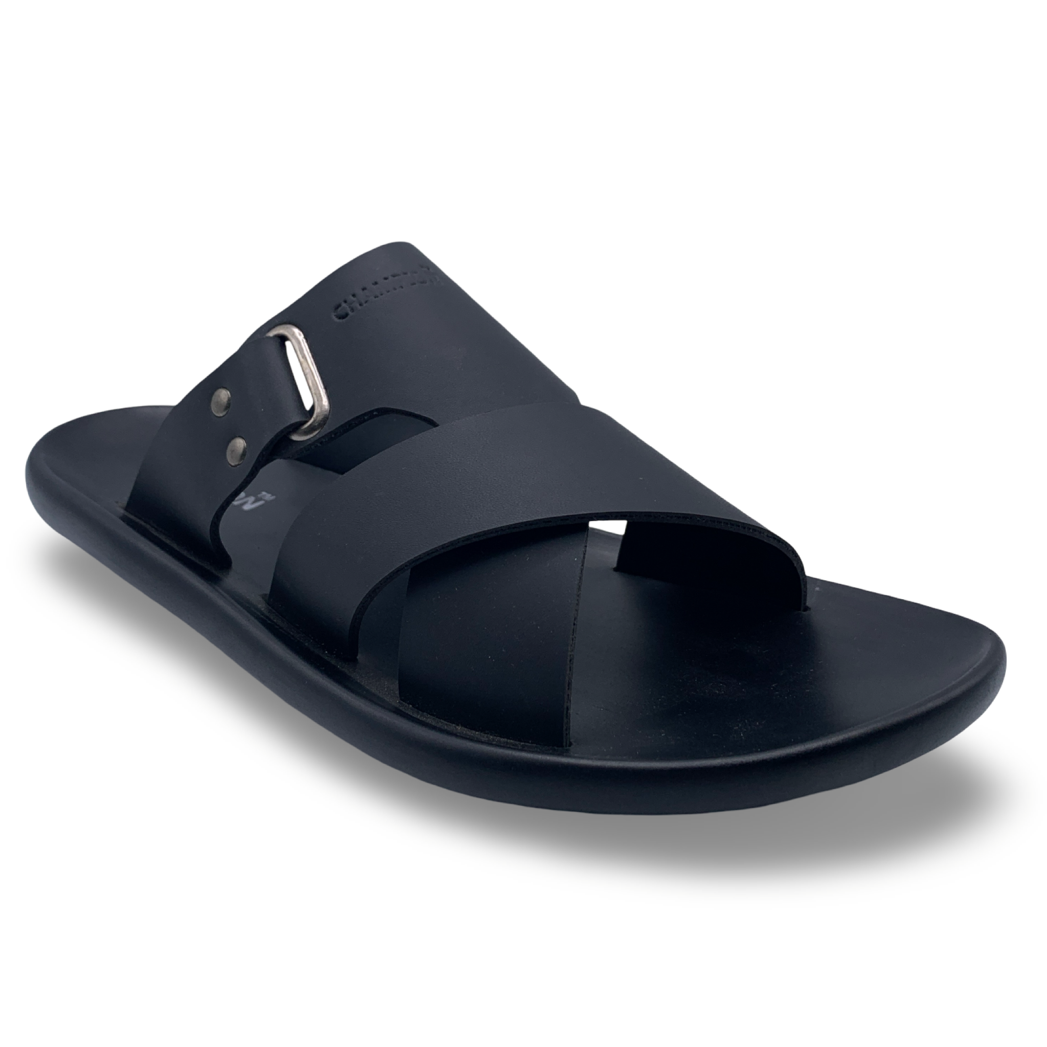 033  Men's Cross-Strap Casual Slippers