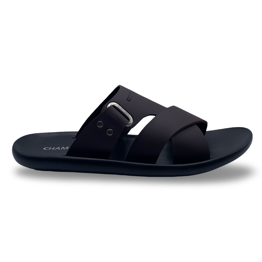 033  Men's Cross-Strap Casual Slippers